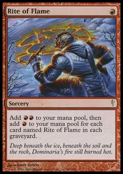 MTG RITE OF FLAME EXC - RITO DELLA FIAMMA - CSP - MAGIC - Image 1