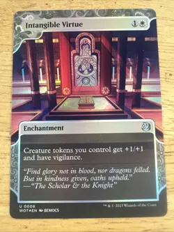 Intangible Virtue #6 | NM FOIL | WOT | Magic MTG - Image 1