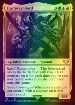 1x FOIL THE SWARMLORD - Warhammer 40k - MTG - Magic the Gathering - Image 1