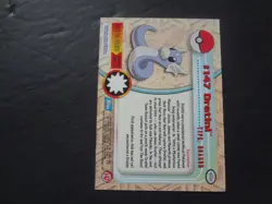 2000 Topps Pokemon Series 3 #147 Dratini Blue Logo 1st Edition TV Animation - Image 2