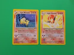 Pokemon TCG Neo Destiny Light Ninetales Light Flareon LP&LP- - Image 1