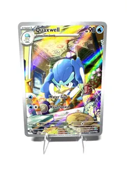 Quaxwell 207/193 Paldea Evolved Illustration Rare Full Art Holo Pokemon TCG NM/M - Image 1