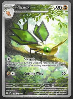 Pokemon TCG - Surging Sparks - Vibrava Illustration Rare - 206/191 NM - Image 1