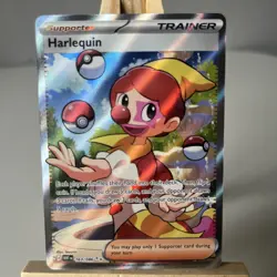 Pokemon Harlequin Full Art 163/086 Black Bolt White Flare Set NM - Image 1