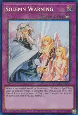 Pokemon - Solemn Warning - RA02-EN078 - Collector's Rare - NM/M - Image 1