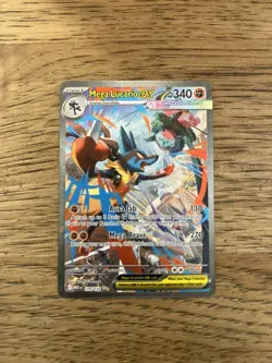Pokemon TCG Mega Evolutions Mega Lucario Ex SIR Alt Art 179/132 Pack Fresh Mint! - Image 1