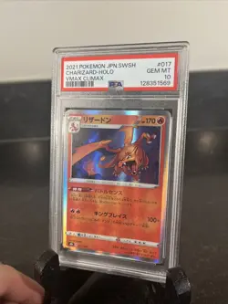 PSA 10 - 2021 Pokemon Japanese SWSH VMAX Climax Charizard Holo #017 - Image 2