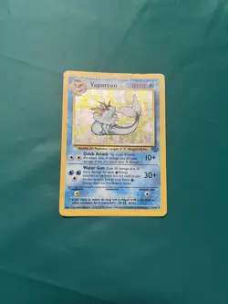 Pokemon TCG Vaporeon Jungle 12/64 Holo 1999-2000 Wizards Base Set Copyright Holo - Image 4