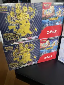 Pokemon Scarlet & Violet Prismatic Evolutions and Surging Sparks Costco Bundles - Image 3