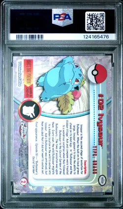 2000 TOPPS CHROME POKEMON T.V. #2 IVYSAUR PSA 10 - Image 2