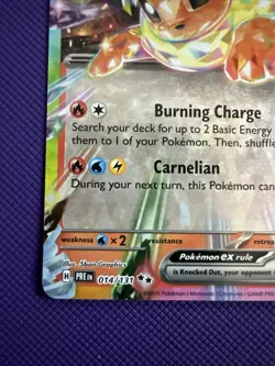 Pokemon TCG Flareon Ex 014/131 NM Play Stamp Prize Pack Series 7 - Image 5
