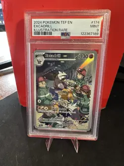 Pokemon TCG - 2024 Excadrill IR - Temporal Forces - PSA 9 - Image 1