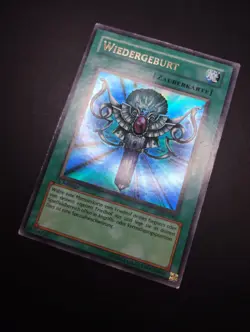YUGIOH 2003 | MONSTER REBORN | LOB-G096 (LOB-118) | 1ST EDT GERMAN | VG-EX (MP) - Image 3