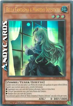 BELLA FANTASMA & MANIERO INFESTATO • Ultra R • DUDE IT004 • 1Ed • YUGIOH! - Image 1