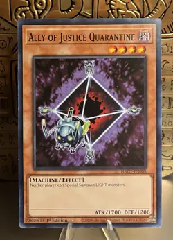 Ally of Justice Quarantine HAC1-EN088 1st Ed. Common Yugioh! NM - Image 1