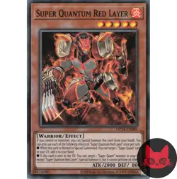 Yugioh Super Quantum Red Layer OP14-EN006 Super Rare NM - Image 1