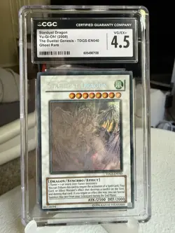 Yu-Gi-Oh! TCG Stardust Dragon TDGS-EN040 Ghost Rare Unlimited - Image 1