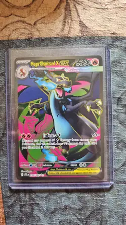 Pokemon TCG Card - Phantasmal flames - Mega Charizard X ex - 109/094 English - Image 1