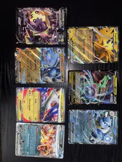 Pokemon Jumbo Oversized Card Lot 7 Cards - Image 1