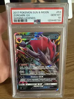 Pokemon TCG Zoroark GX Shining Legends Holo Ultra Rare Card 53/73 - Image 1