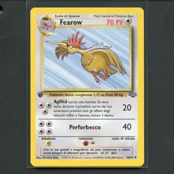 Pokemon TCG Fearow 36/64 WotC Jungle 1st Ed. Regular Uncommon Card IT-MP 2000 - Image 1