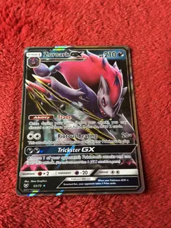 Zoroark GX 53/73 Shining Legends Holo Pokemon Card Near Mint - Image 1