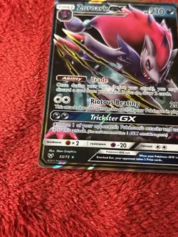Zoroark GX 53/73 Shining Legends Holo Pokemon Card Near Mint - Image 4