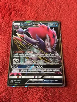 Zoroark GX 53/73 Shining Legends Holo Pokemon Card Near Mint - Image 5