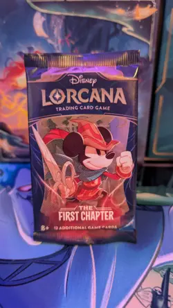 Disney Lorcana Trading Card Game The First Chapter Booster Pack - 12 Cards 1st - Image 1