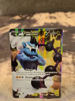 Thundurus Full Art 97/98 Emerging Powers Ultra Rare Holo BW Pokemon Cards TCG - Image 1
