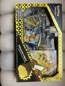 Pokemon Cards Crown Zenith Pikachu Vmax Premium Collection Box Sealed 7 Packs - Image 1