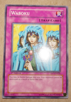 SD7-EN026 Waboku Common 1st Edition Yugioh Card - Image 1