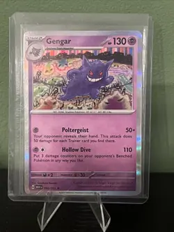 Pokemon TCG Gengar 151 Reverse Holo Rare Scarlet & Violet Card 094/165 - Image 1