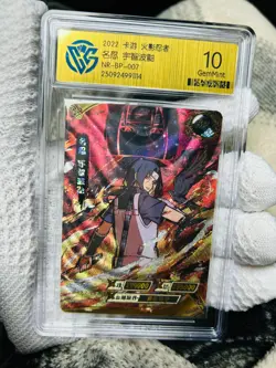 CCG GemMint 10 2022 KAYOU Official Naruto CCG Card NR-BP-007 Uchiha Itachi - Image 2