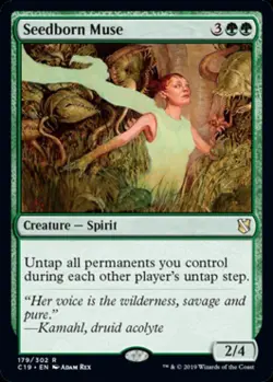 MTG - Seedborn Muse - Commander 2019 - Light Play - Normal - Image 1
