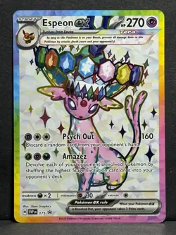 Umbreon 176 & Espeon 175 Promo Cards Prismatic Evolutions NM - Image 4