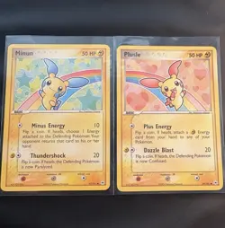 Plusle and Minun Hidden Legends 69/101 67/101 Pokemon Card Connected Art - Image 1