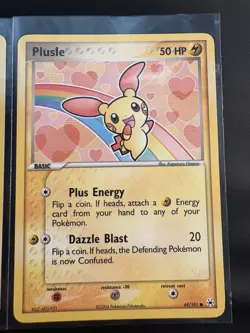 Plusle and Minun Hidden Legends 69/101 67/101 Pokemon Card Connected Art - Image 3
