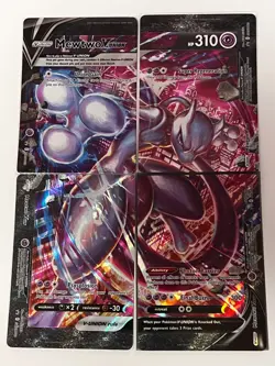 Pokemon TCG Sword & Shield Promo Cards Mewtwo V-UNION Full Set Of 4 *NM* - Image 1
