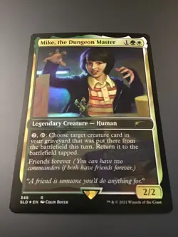 MTG Secret Lair x Stranger Things #346 Mike, the Dungeon Master Foil - Image 1