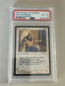 MTG: Arabian Nights: King Suleiman - Graded PSA EX-MT 6 - Image 1