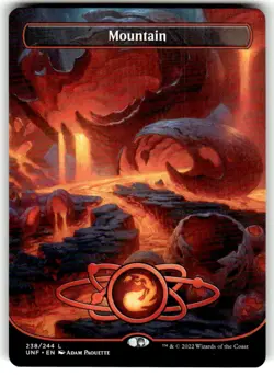 Mountain (238) (Borderless) Unfinity Regular MTG - Image 1