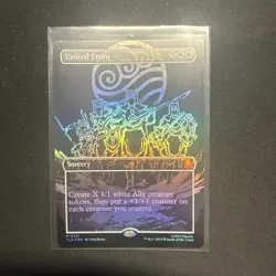 MTG United Front 0331 Foil Borderless Avatar The Last Air Bender - Image 1