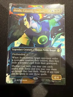 AZULA, CUNNING USURPER ~ NM ~ MTG Magic- 0303 TLA Avatar BORDERLESS - Image 1