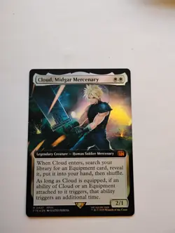 Cloud, Midgar Mercenary (Extended Art) Final Fantasy Foil - Image 1