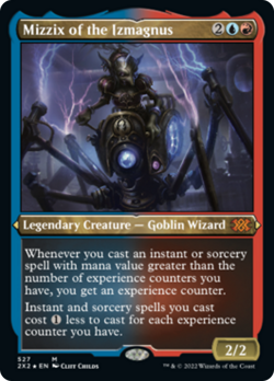 Mizzix of the Izmagnus (ETCHED) FOIL Double Masters 2022 HEAVILY PLD ABUGames - Image 1
