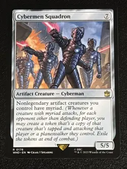 MTG Universes Beyond: Doctor Who Cybermen Squadron 0176 NM Rare - Image 1