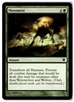 MTG Moonmist - Innistrad Moderately Played English - Image 1