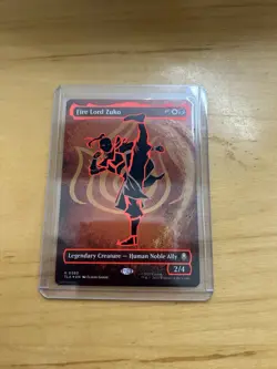 Fire Lord Zuko (Borderless) (Neon Ink Foil) Avatar: The Last Airbender Foil - Image 1