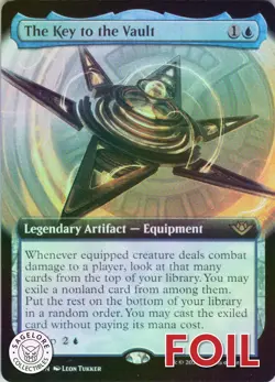MTG The Key to the Vault (Ext) (320) | NM Foil | Outlaws Thunder Junction {OTJ} - Image 1